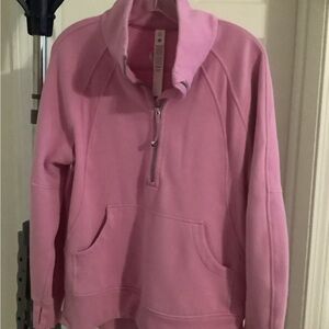 Lululemon Athletica Pink Half-Zip Hoodie